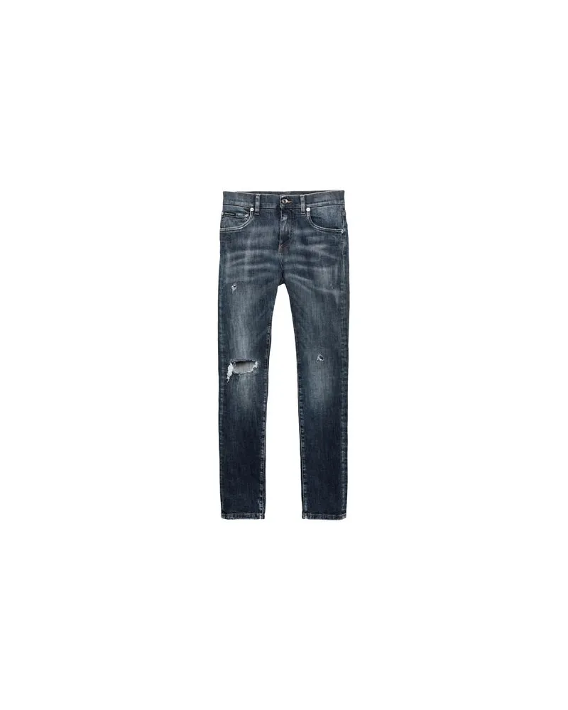 Dolce & Gabbana HOSEN & RÖCKE - Jeanshosenauf YOOX.COM Blau