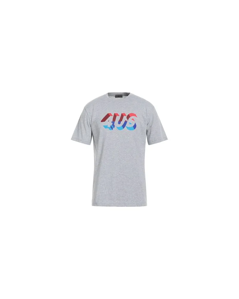 Cesare Paciotti TOPS - T-shirtsauf YOOX.COM Hellgrau