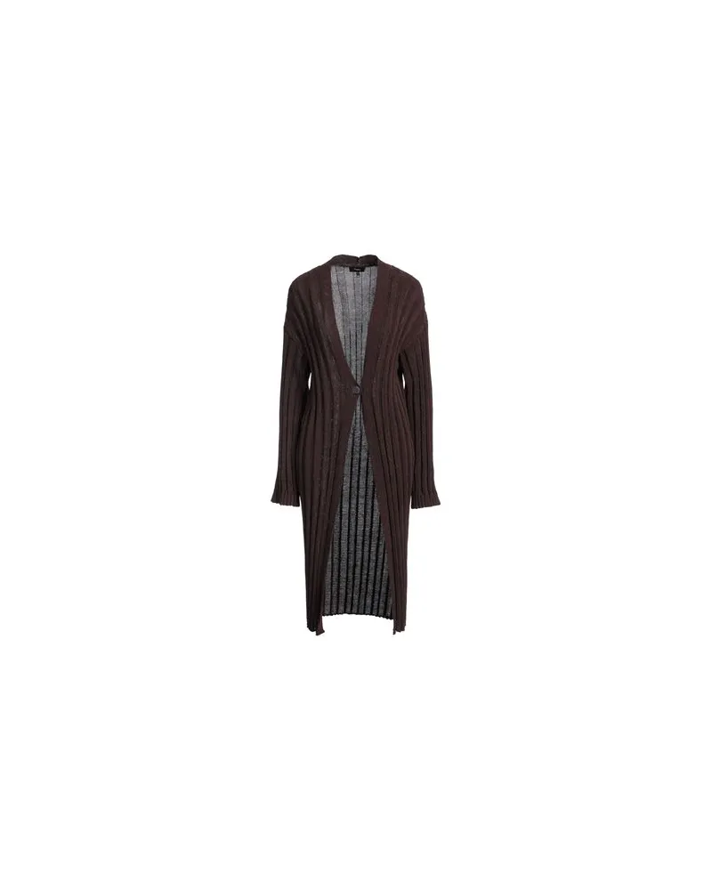 Theory STRICKWAREN - Strickjackenauf YOOX.COM Dunkelbraun