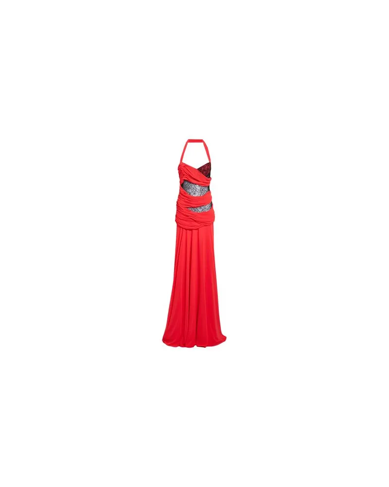Stefano de Lellis KLEIDER - Maxi-Kleiderauf YOOX.COM Tomatenrot