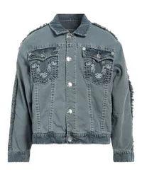 True Religion Jeansjacke/-mantel Taubenblau