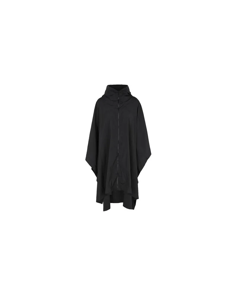 8 by Yoox RECYCLED NYLON SPORTY PONCHO  - JACKEN & MÄNTEL - Capesauf YOOX.COM Schwarz