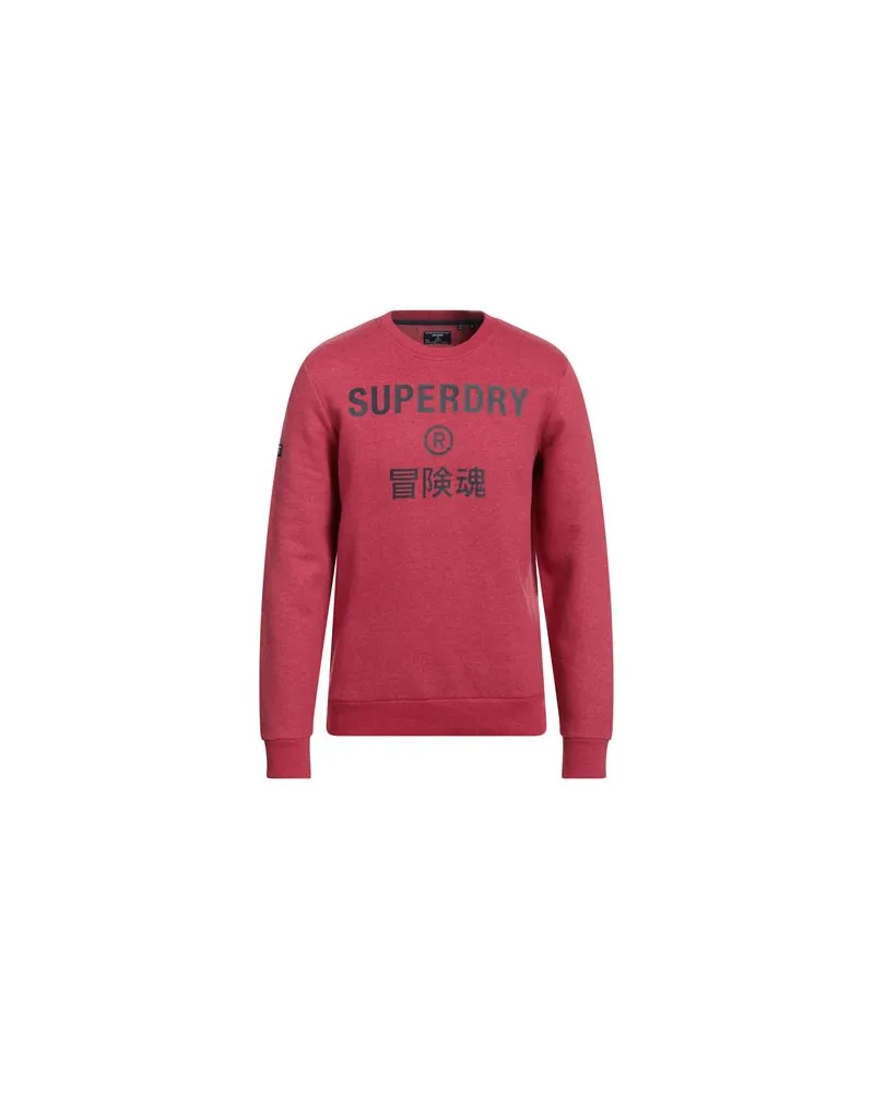 Superdry. TOPS - Sweatshirtsauf YOOX.COM Ziegelrot