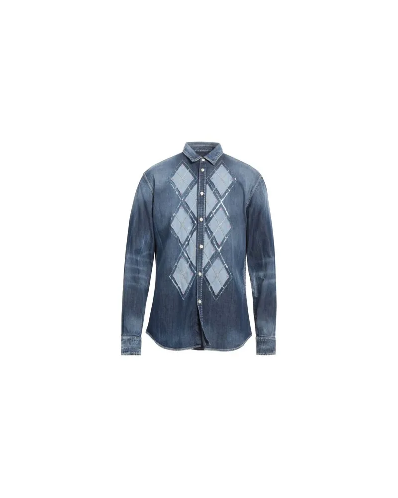 Dsquared2 TOPS - Jeanshemdenauf YOOX.COM Blau