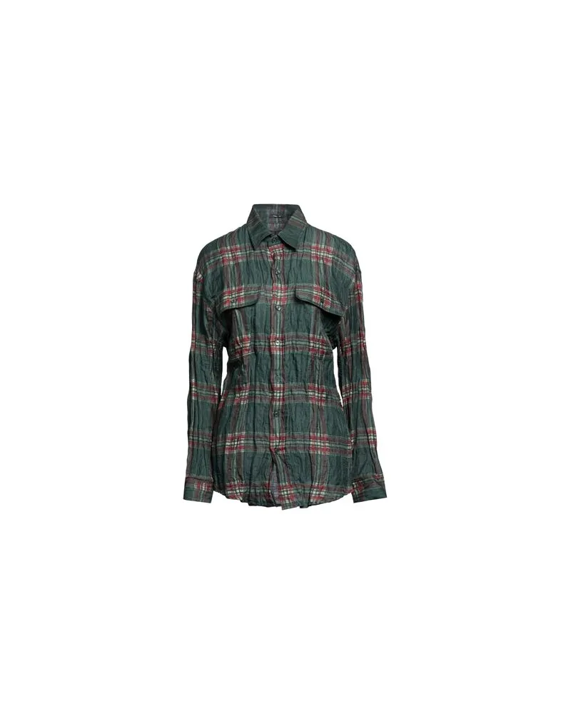 R13 TOPS - Hemdenauf YOOX.COM Dunkelgrün