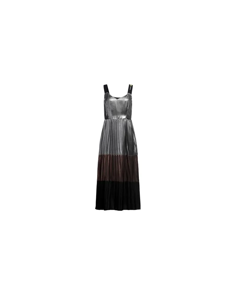 Actitude by Twinset KLEIDER - Maxi-Kleiderauf YOOX.COM Silber