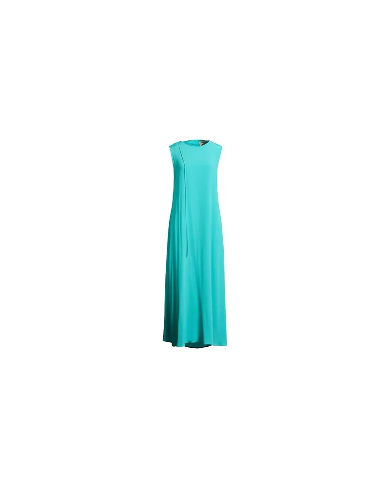 Semicouture KLEIDER - Maxi-Kleiderauf YOOX.COM Tūrkis
