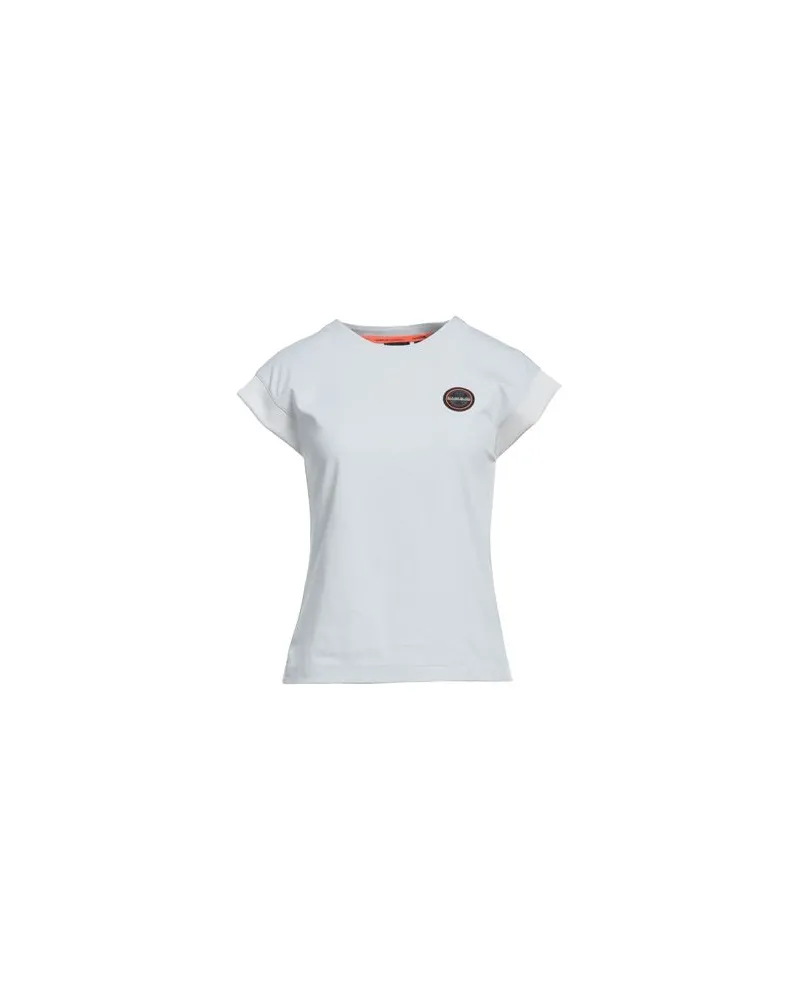 Napapijri TOPS - T-shirtsauf YOOX.COM Hellgrau