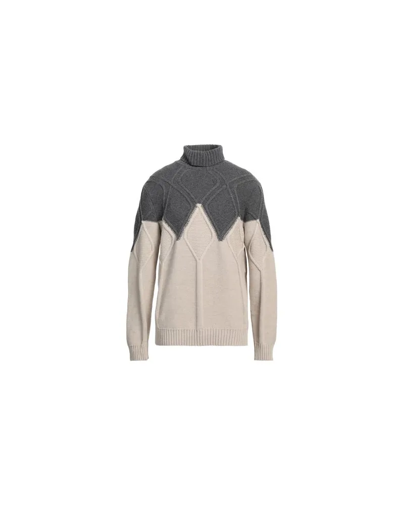 Daniele Alessandrini STRICKWAREN - Rollkragenpulloverauf YOOX.COM Grau