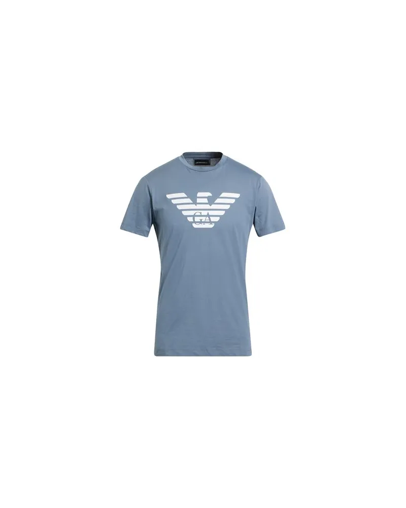 Emporio Armani TOPS - T-shirtsauf YOOX.COM Taubenblau