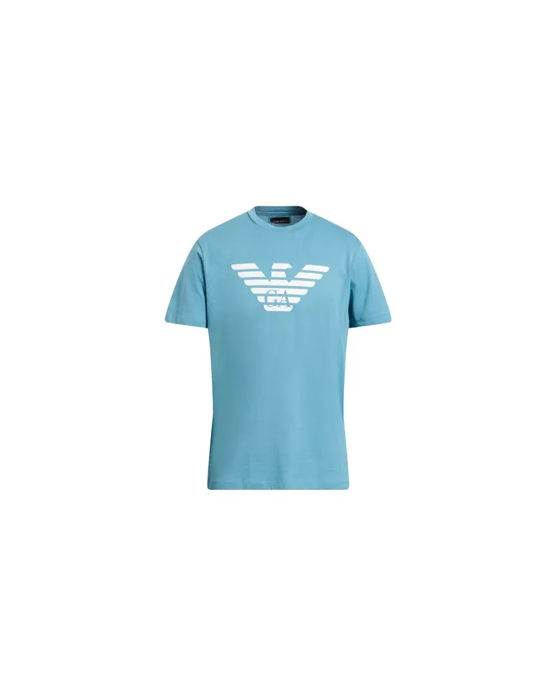 Emporio Armani TOPS - T-shirtsauf YOOX.COM Hellblau