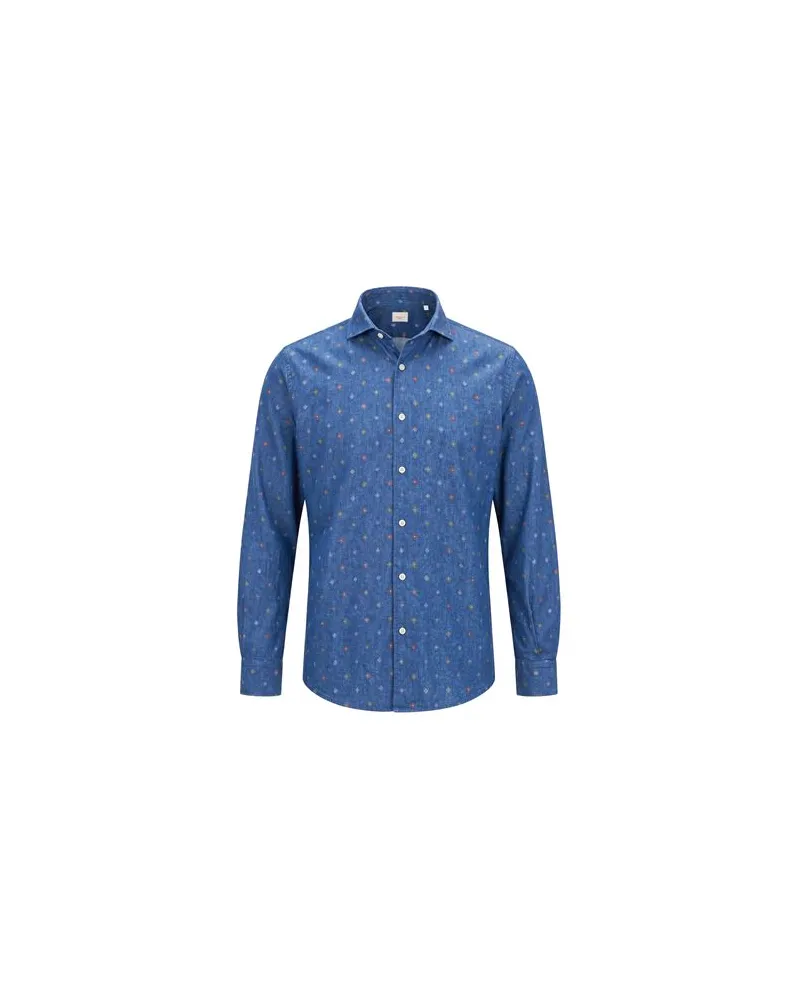 Portofiori TOPS - Jeanshemdenauf YOOX.COM Blau