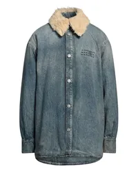 Maison Margiela Jeansjacke/-mantel Blau