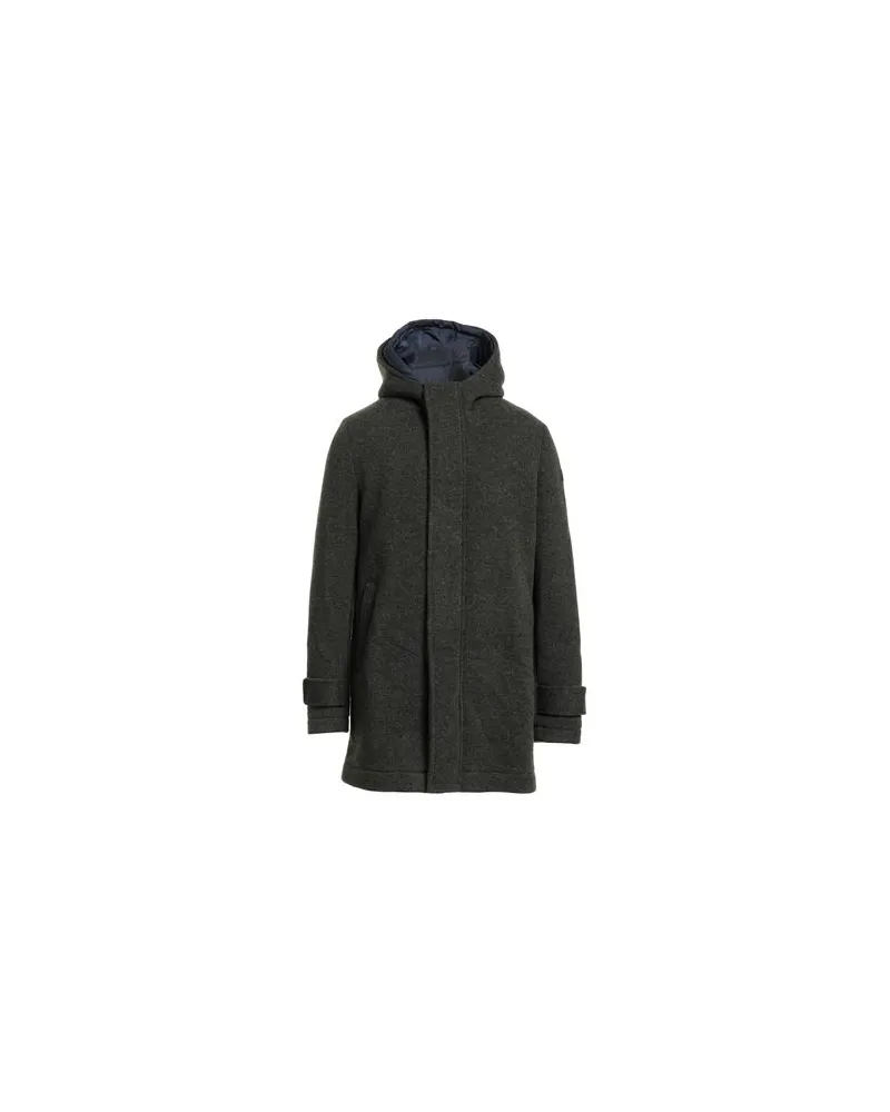 DISTRETTO12 JACKEN & MÄNTEL - Mäntelauf YOOX.COM Militärgrün