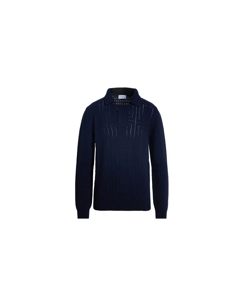 Ferragamo STRICKWAREN - Pulloverauf YOOX.COM Marineblau