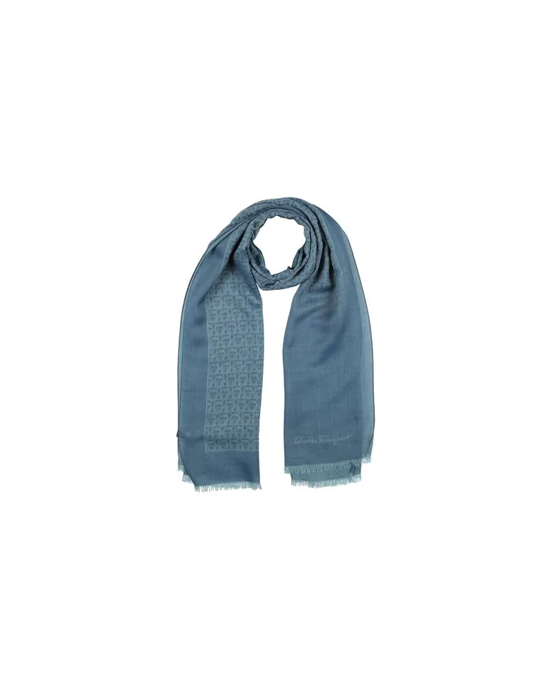 Ferragamo ACCESSOIRES - Schalsauf YOOX.COM Taubenblau