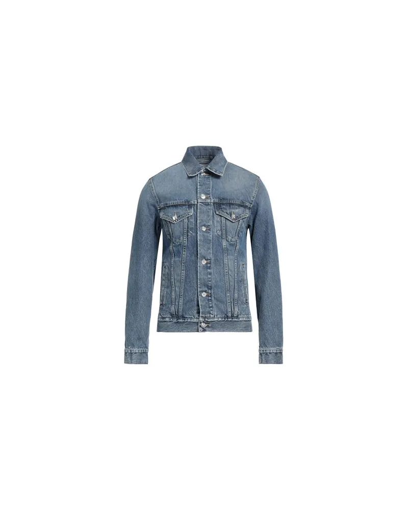 Luigi Bianchi Mantova JACKEN & MÄNTEL - Jeansjacken/Mäntelauf YOOX.COM Blau