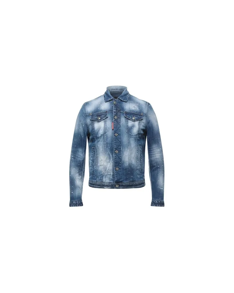 Dsquared2 JACKEN & MÄNTEL - Jeansjacken/Mäntelauf YOOX.COM Blau