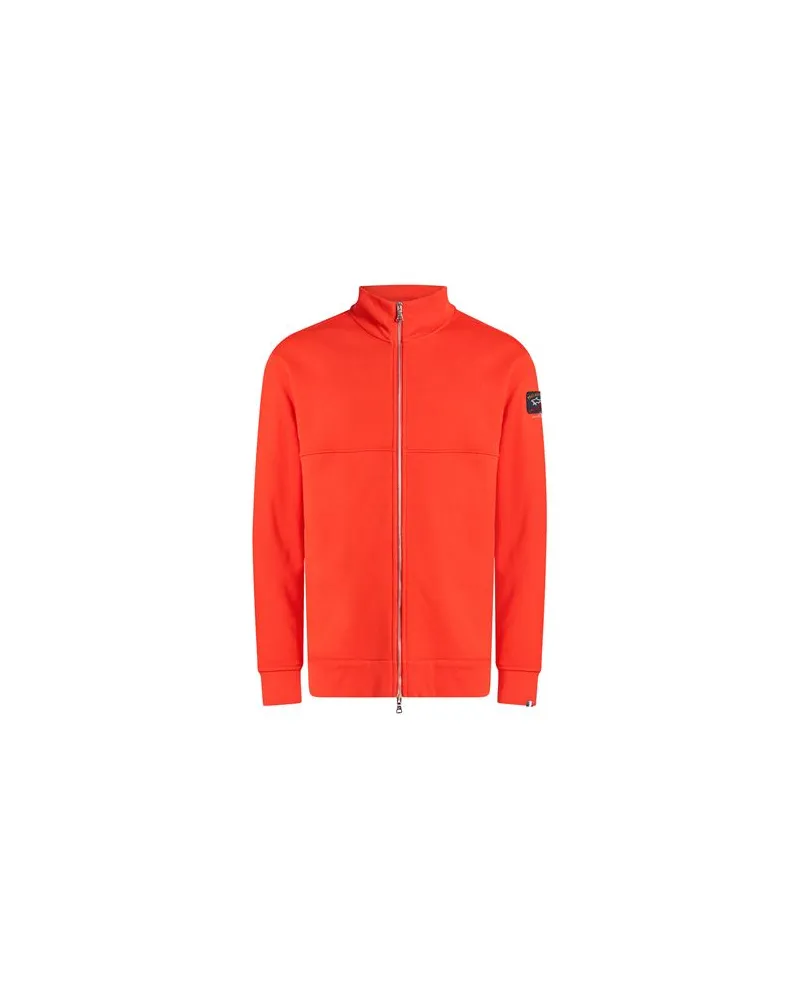 Paul & Shark ROBERTO MANCINI - TOPS - Sweatshirtsauf YOOX.COM Tomatenrot