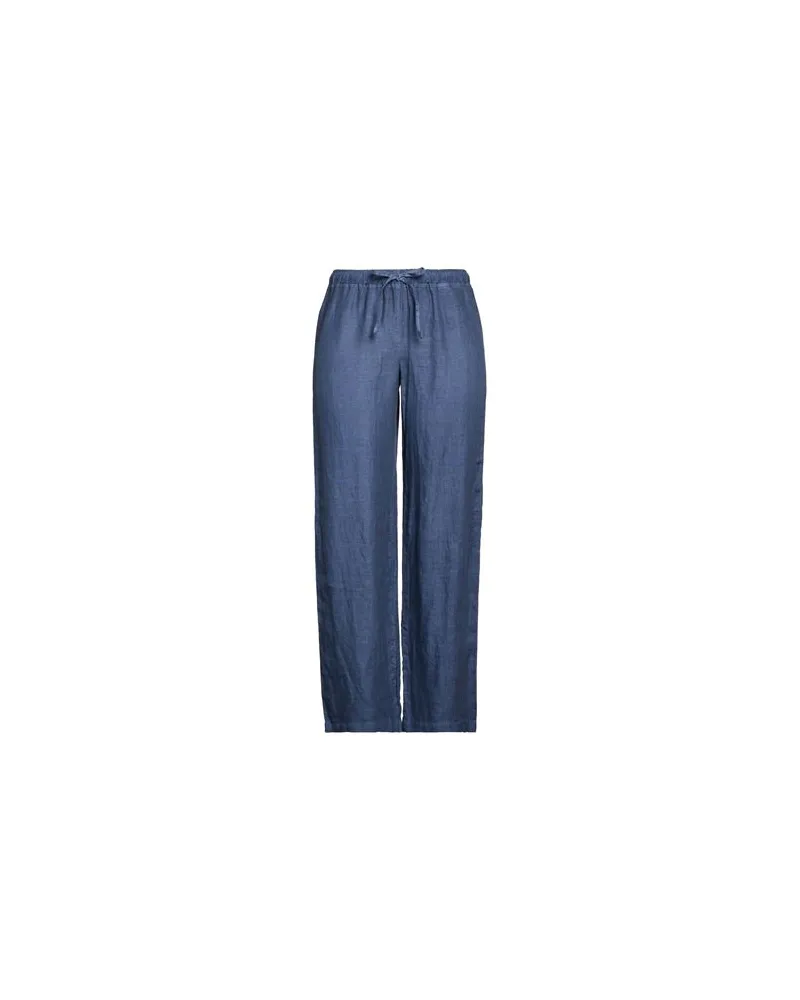 120% Lino HOSEN & RÖCKE - Hosenauf YOOX.COM Marineblau