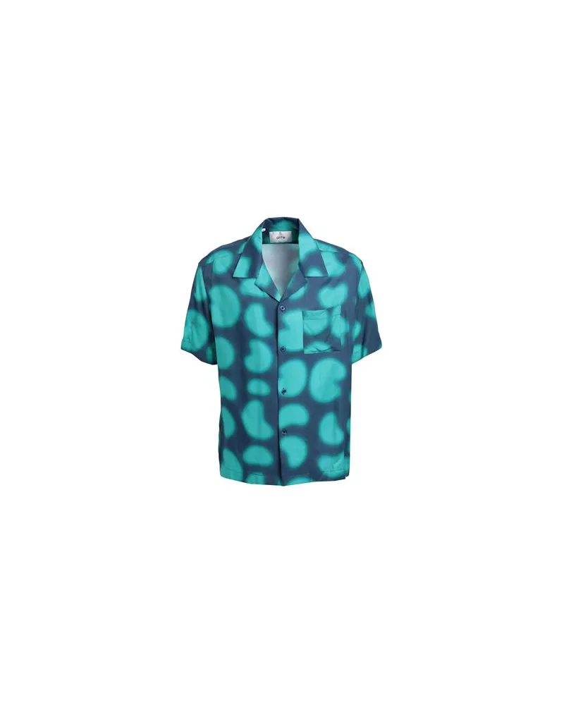 Arte Antwerp Scottie Print - TOPS - Hemdenauf YOOX.COM Taubenblau