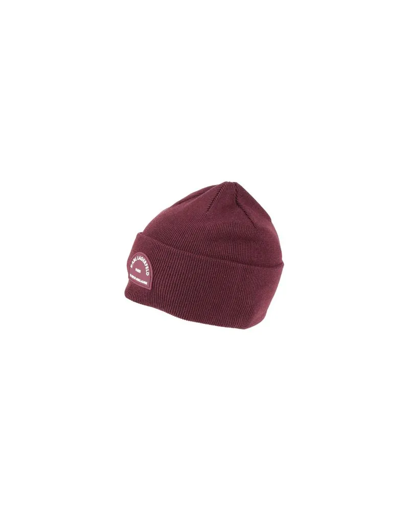 Karl Lagerfeld ACCESSOIRES - Mützen & Hüteauf YOOX.COM Bordeaux