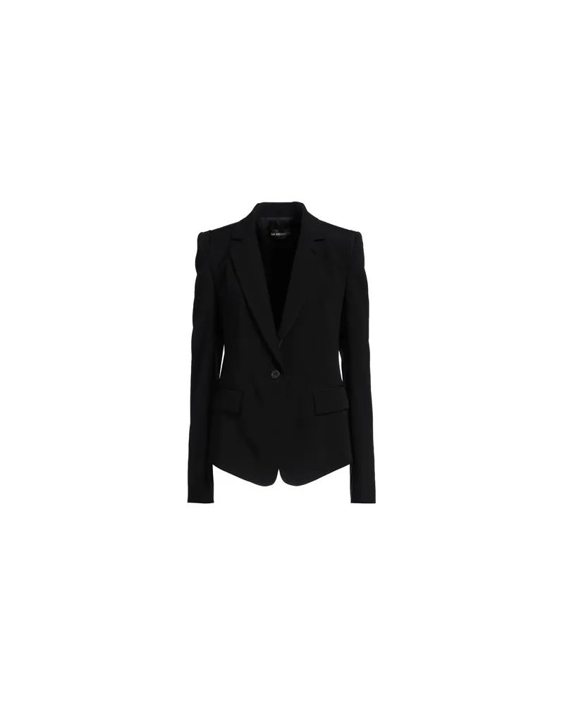 Ann Demeulemeester ANZÜGE und CO-ORDS - Blazersauf YOOX.COM Schwarz