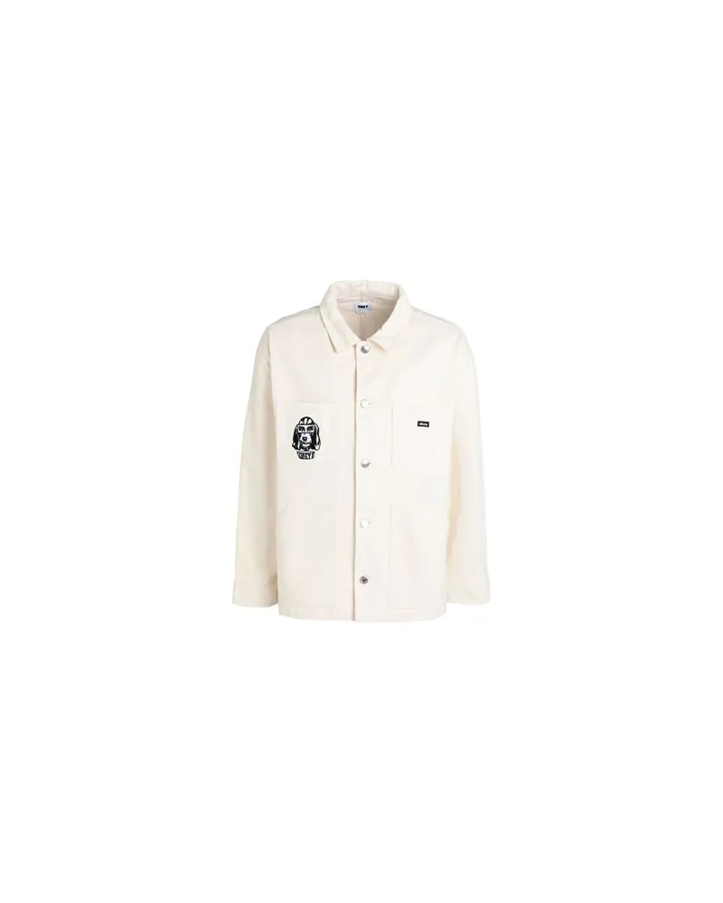Obey JACKEN & MÄNTEL - Jeansjacken/Mäntelauf YOOX.COM Elfenbein