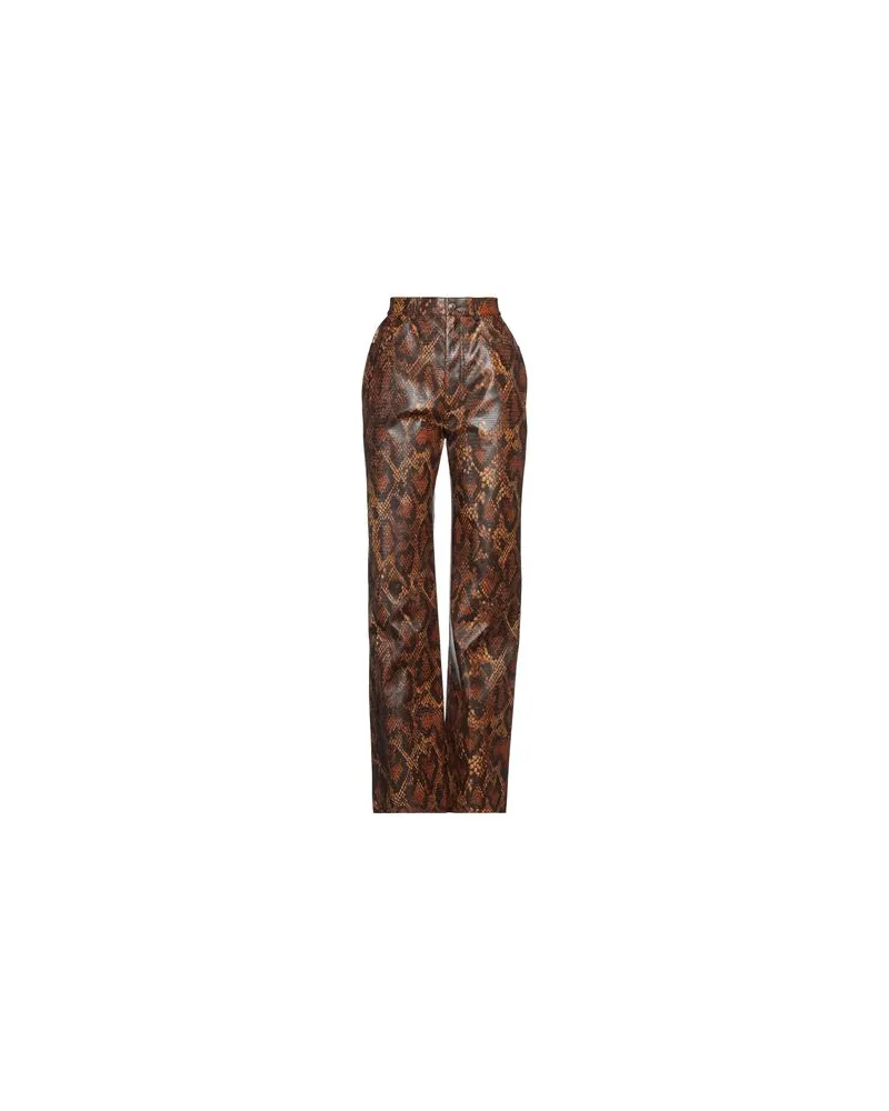Nanushka HOSEN & RÖCKE - Hosenauf YOOX.COM Kamel