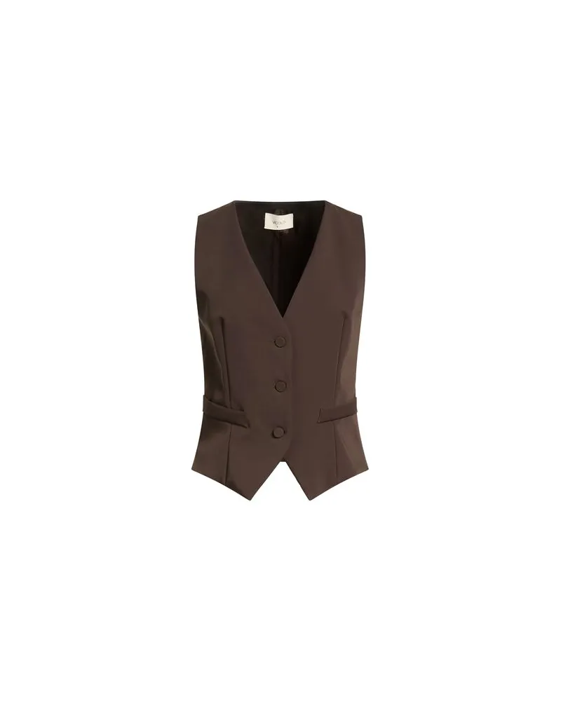 VICOLO ANZÜGE und CO-ORDS - Couture-Westenauf YOOX.COM Dunkelbraun