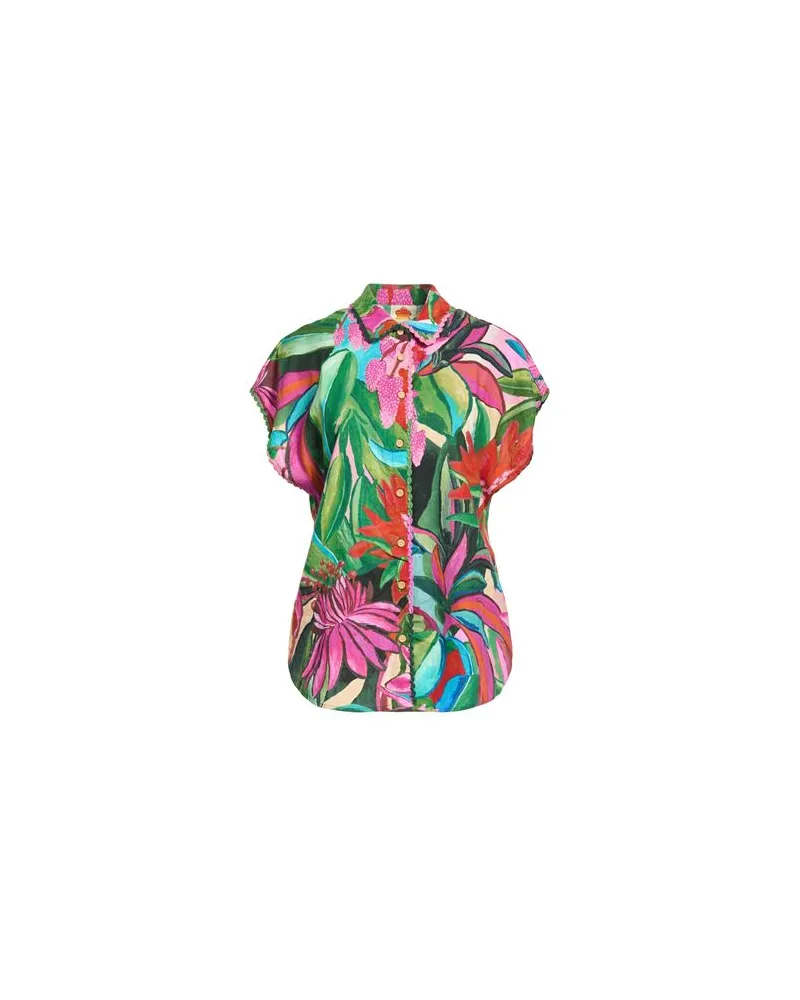 FARM Rio TOPS - Hemdenauf YOOX.COM Grün