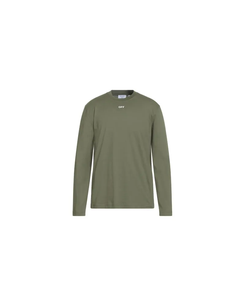 OFF-WHITE TOPS - T-shirtsauf YOOX.COM Militärgrün