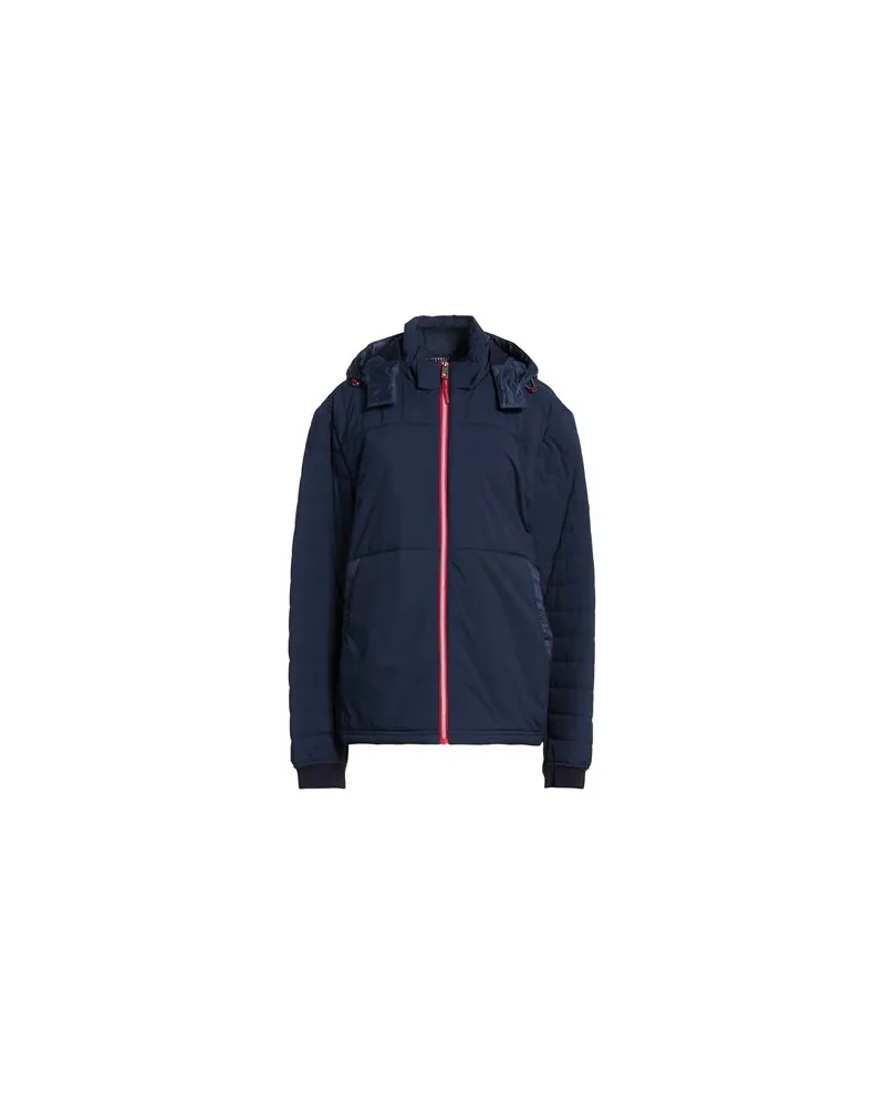Guess JACKEN & MÄNTEL - Pufferjacken & Daunenjackenauf YOOX.COM Marineblau