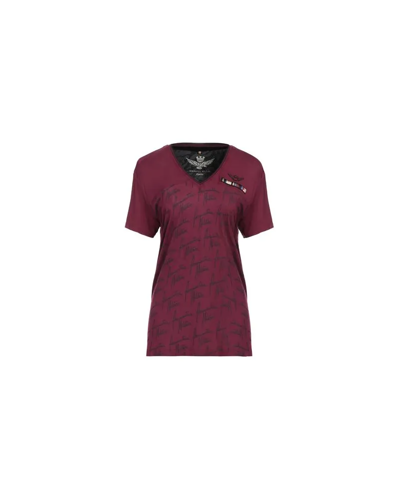 Aeronautica Militare TOPS - T-shirtsauf YOOX.COM Pflaume