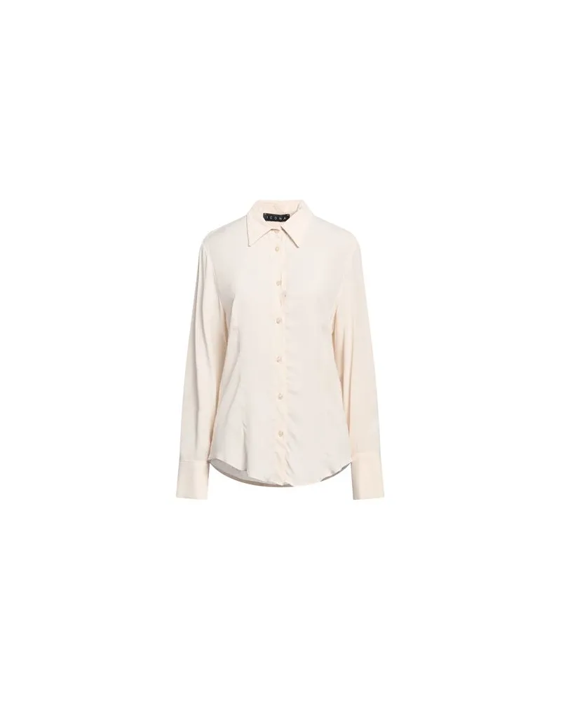 Icona By Kaos TOPS - Hemdenauf YOOX.COM Cremeweiß