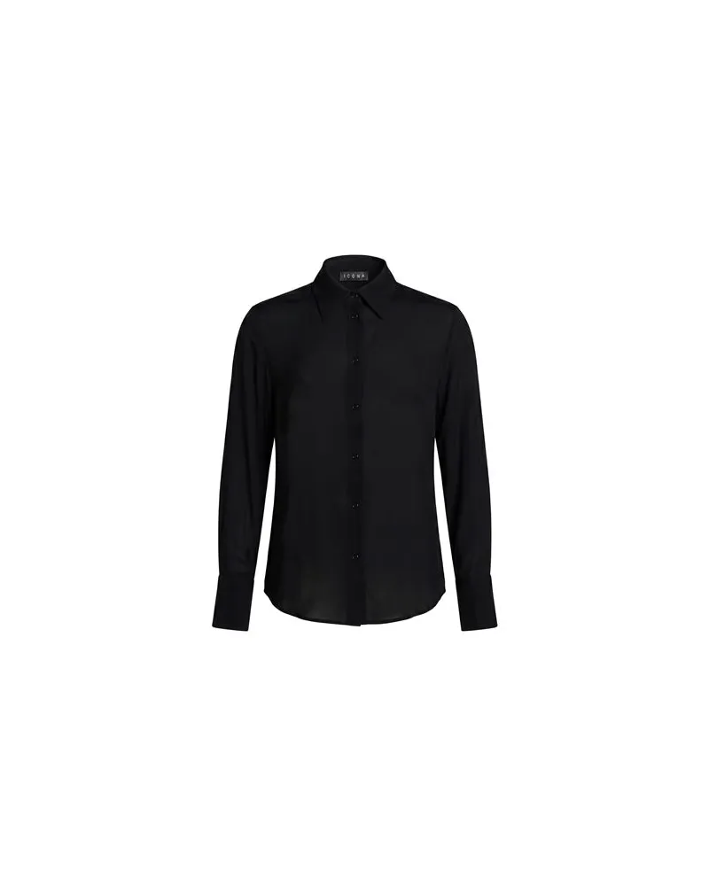 Icona By Kaos TOPS - Hemdenauf YOOX.COM Schwarz