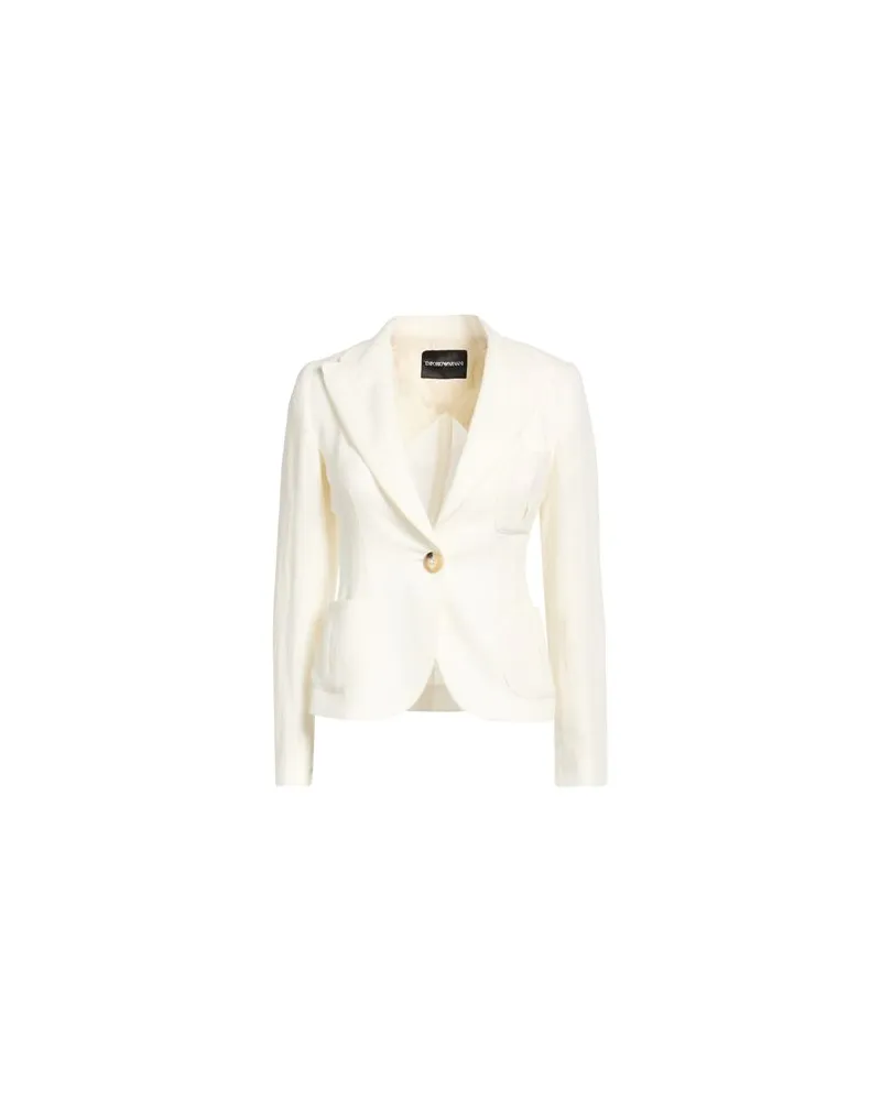 Emporio Armani ANZÜGE und CO-ORDS - Blazersauf YOOX.COM Elfenbein