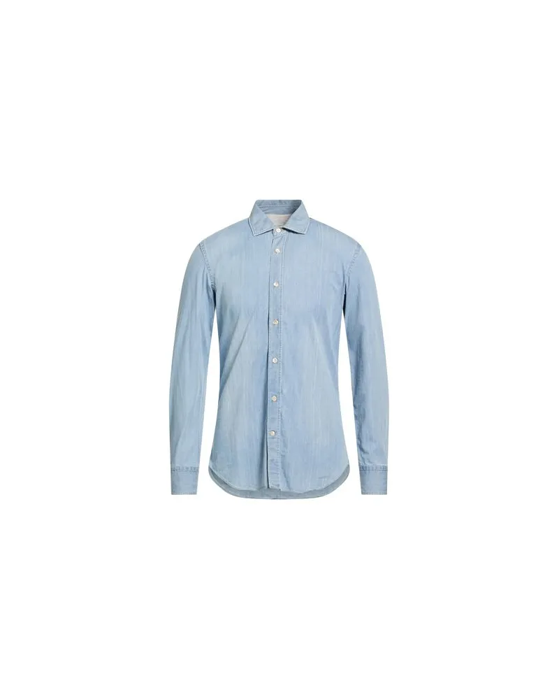 Eleventy PLATINUM - TOPS - Jeanshemdenauf YOOX.COM Blau