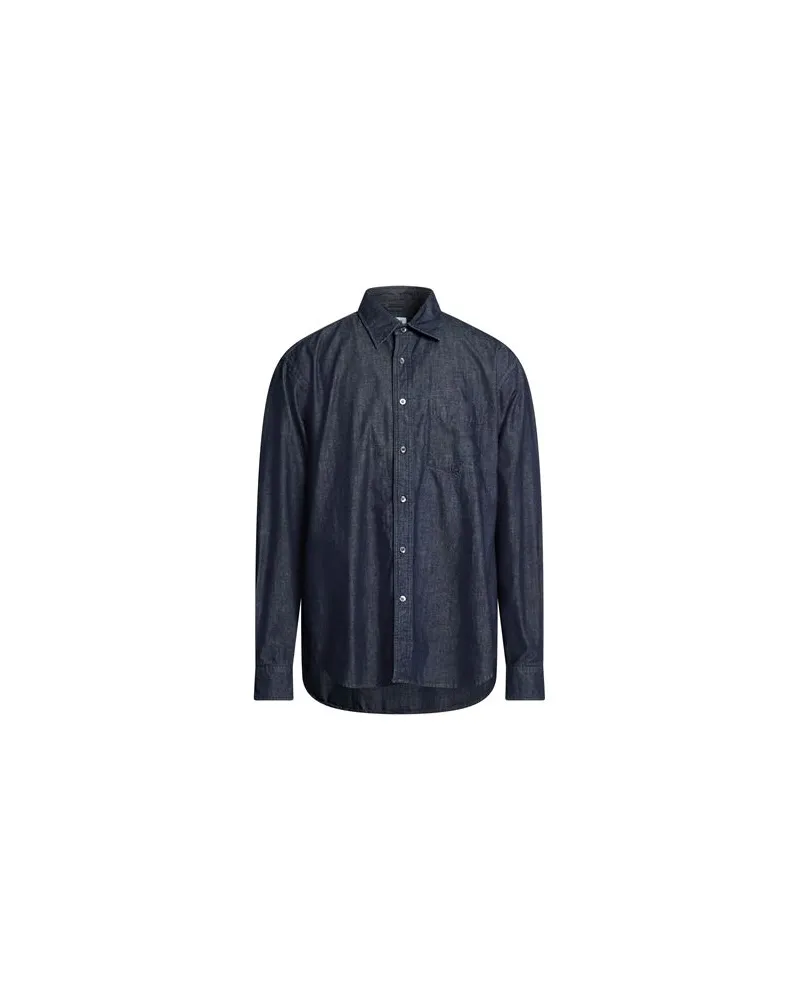 ASPESI TOPS - Jeanshemdenauf YOOX.COM Blau