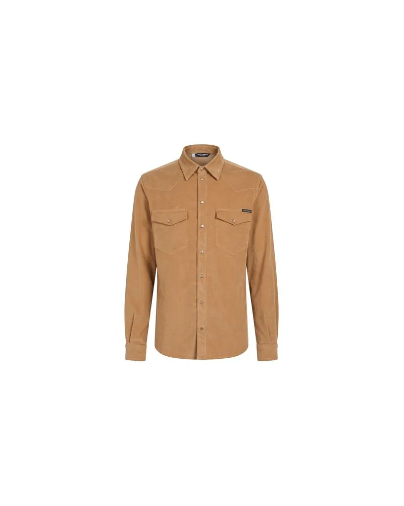 Dolce & Gabbana TOPS - Hemdenauf YOOX.COM Kamel