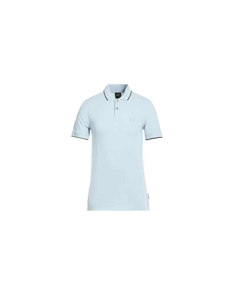Armani Exchange TOPS - Poloshirtsauf YOOX.COM Himmelblau