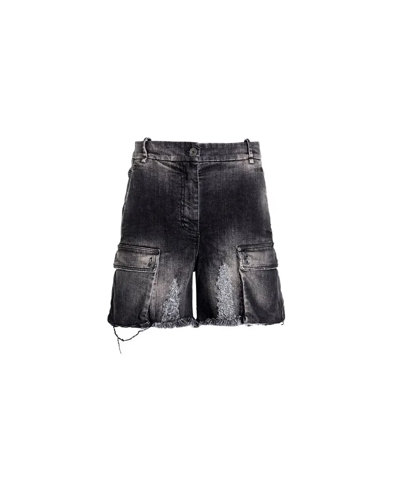 Masnada HOSEN & RÖCKE - Jeansshortsauf YOOX.COM Schwarz