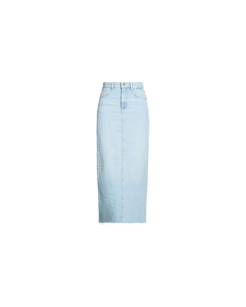 Patrizia Pepe HOSEN & RÖCKE - Jeansröckeauf YOOX.COM Blau