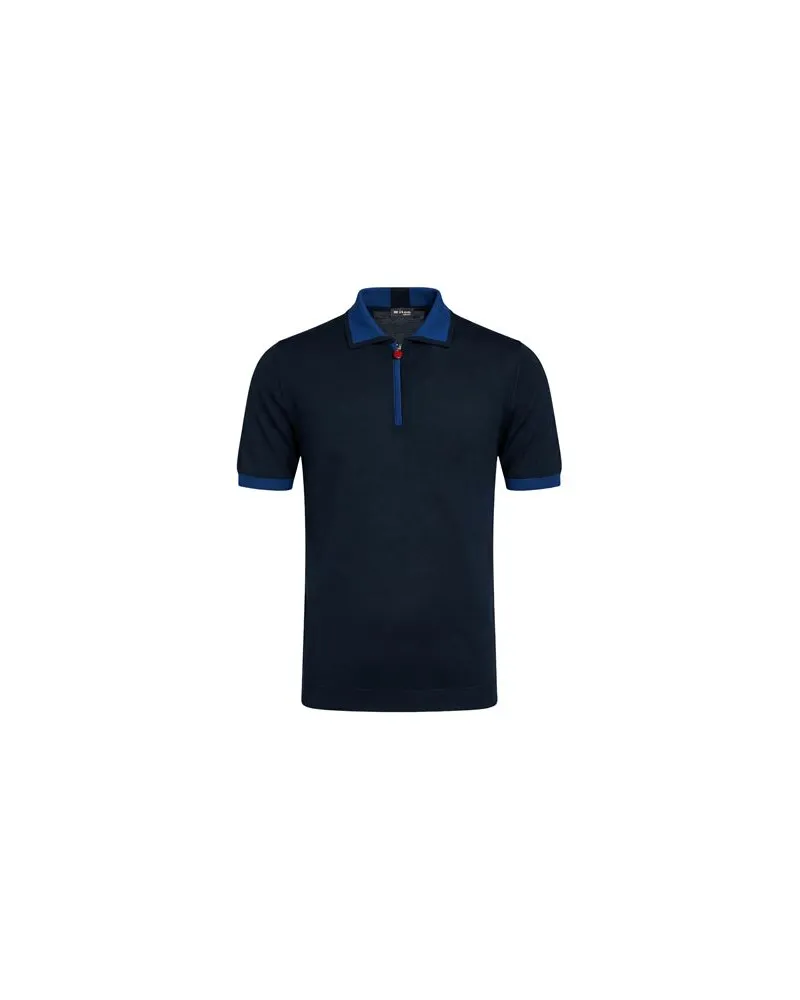 Kiton TOPS - Poloshirtsauf YOOX.COM Marineblau