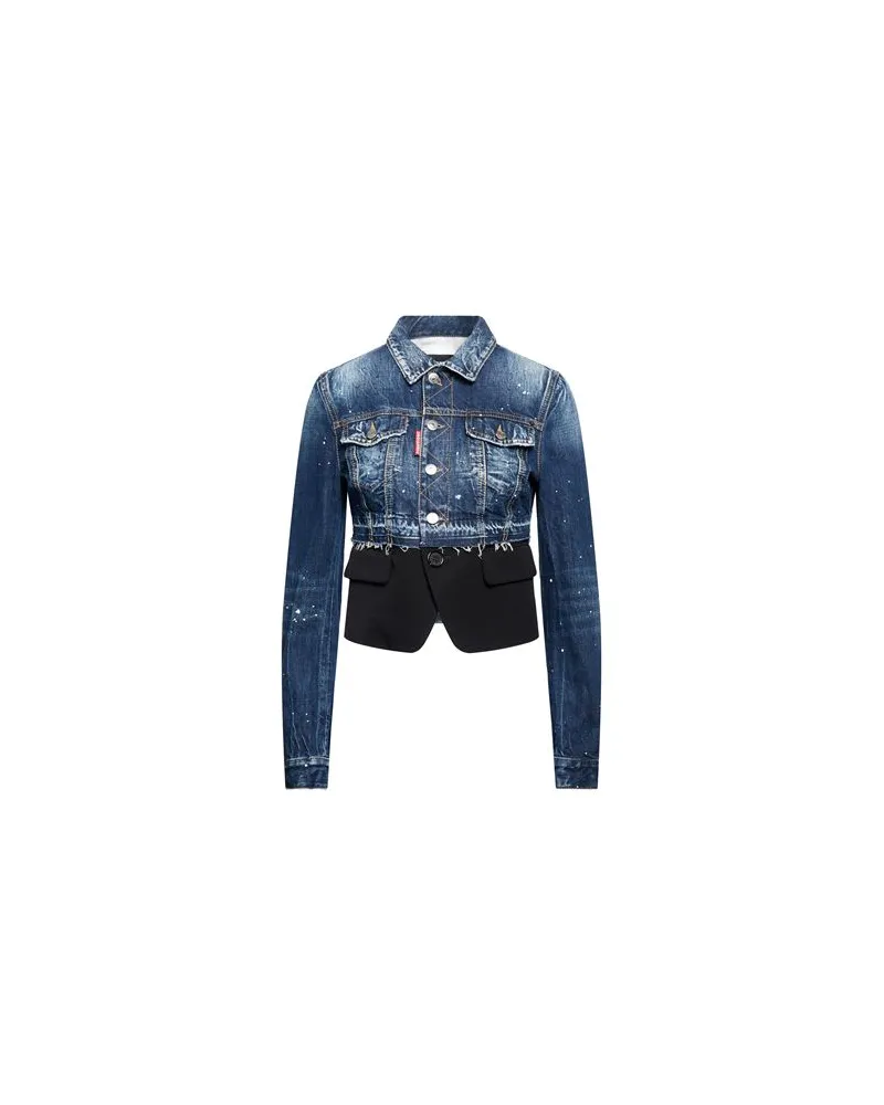 Dsquared2 JACKEN & MÄNTEL - Jeansjacken/Mäntelauf YOOX.COM Blau