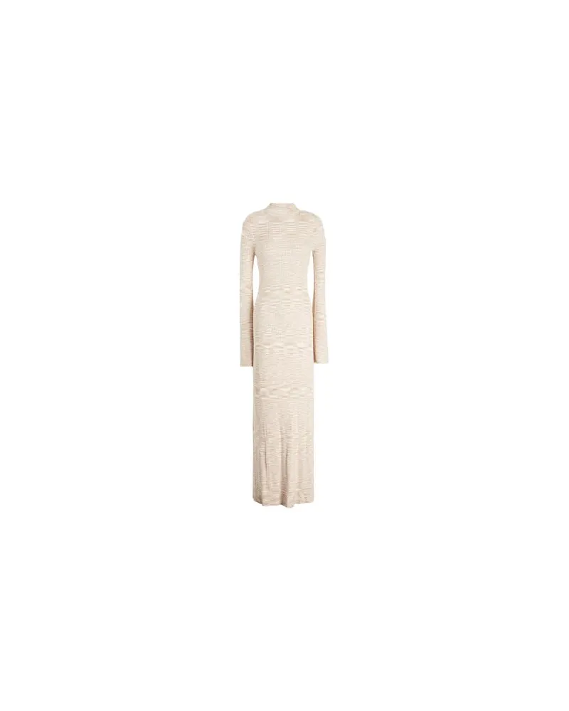8 by Yoox KLEIDER - Maxi-Kleiderauf YOOX.COM Beige