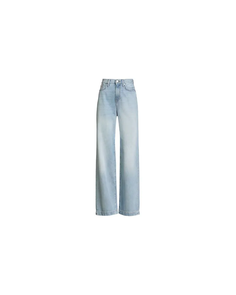 Roy Roger's HOSEN & RÖCKE - Jeanshosenauf YOOX.COM Blau
