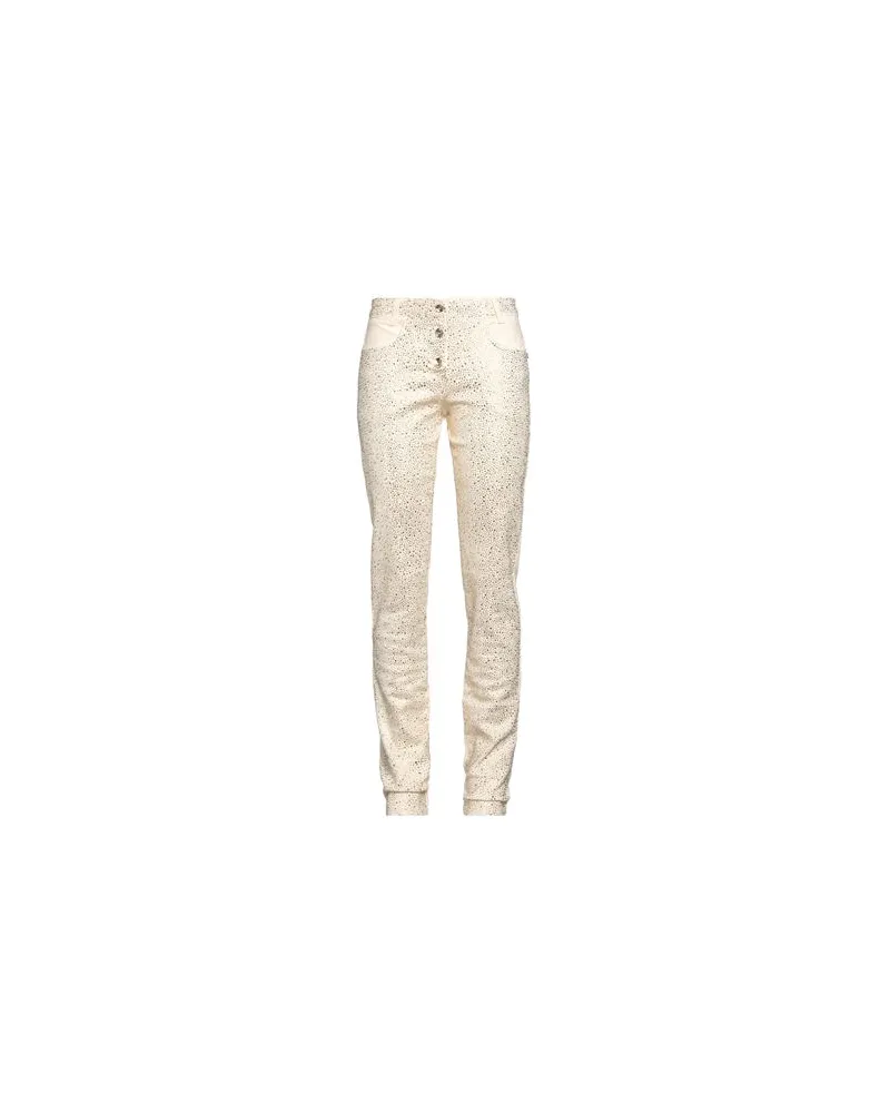 Patrizia Pepe HOSEN & RÖCKE - Hosenauf YOOX.COM Elfenbein