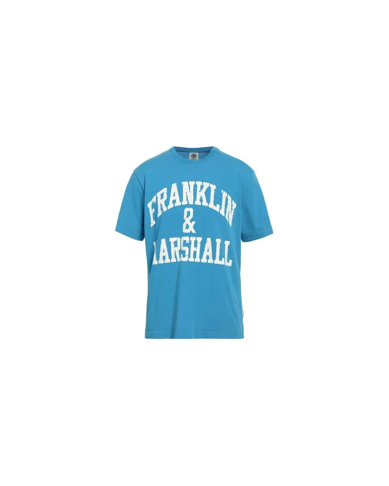 Franklin & Marshall TOPS - T-shirtsauf YOOX.COM Azurblau