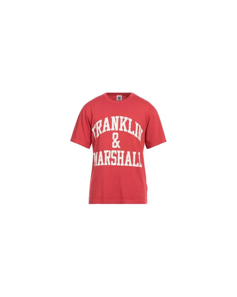 Franklin & Marshall TOPS - T-shirtsauf YOOX.COM Rot